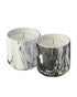 Wax Works Citronella Candle Marbled Pots