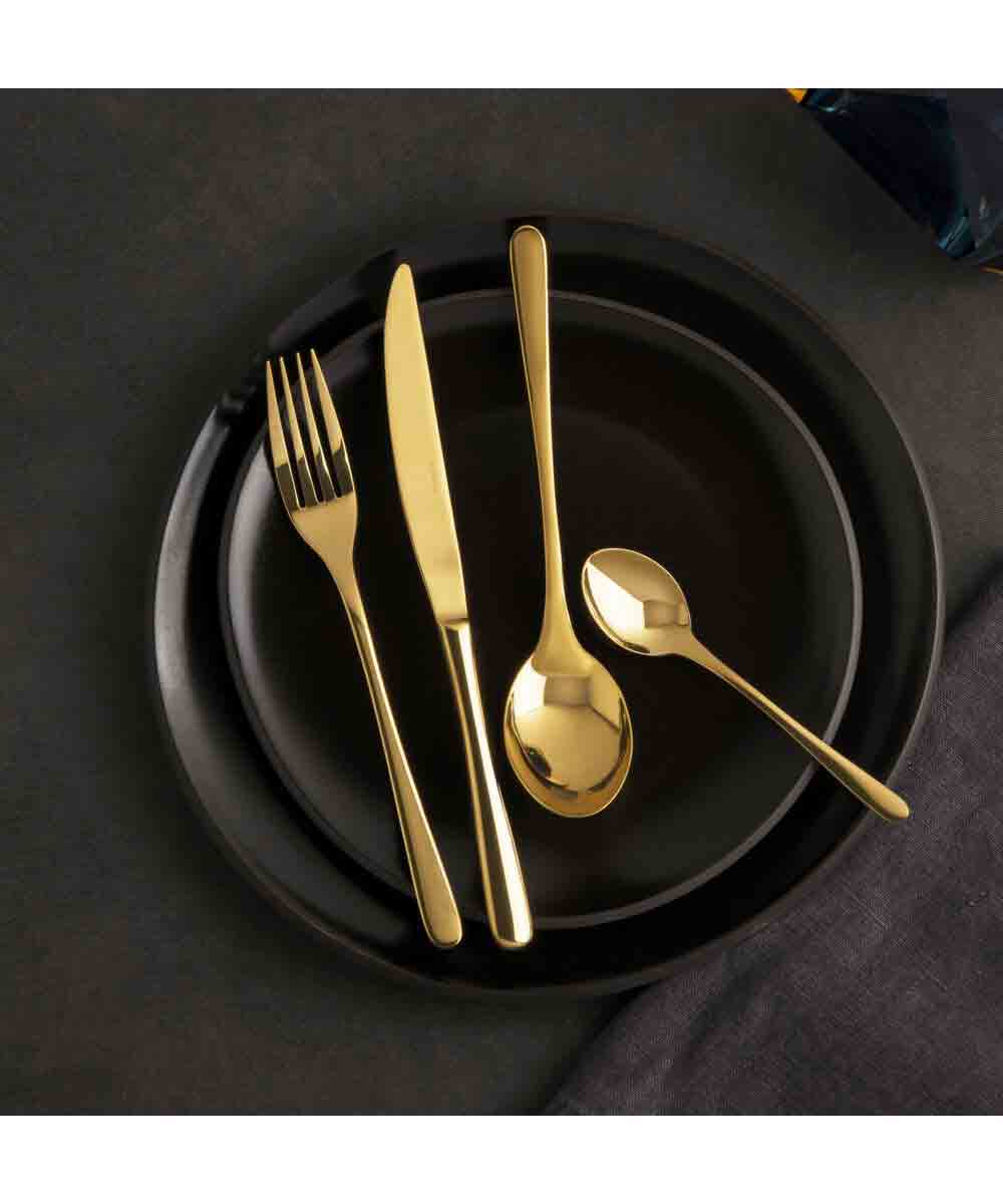 Sambonet Taste Cutlery set Gold, 24 pieces