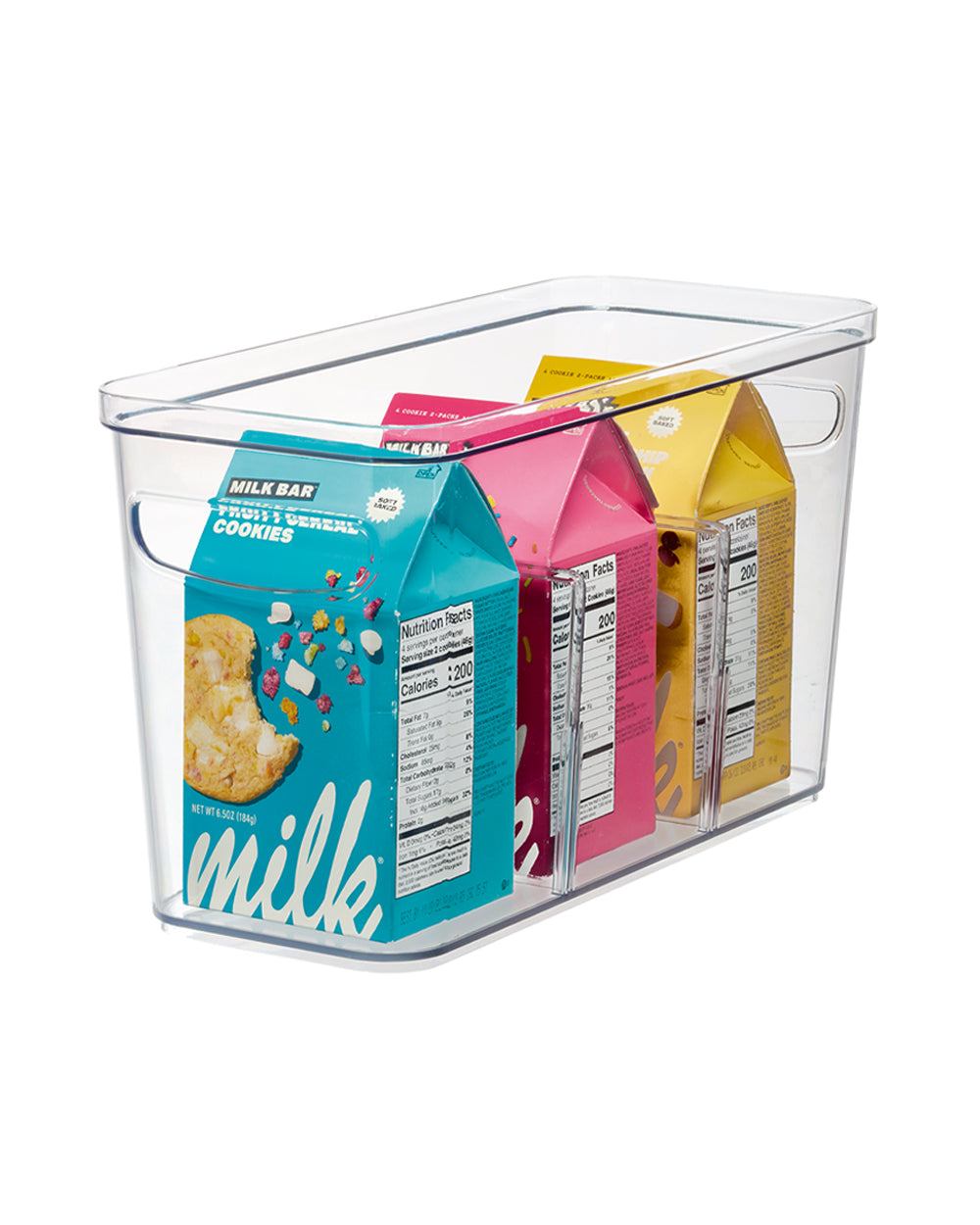 Rosanna Pansino Recycled Plastic Crisp 6 x 14 inch Bin with Dividers