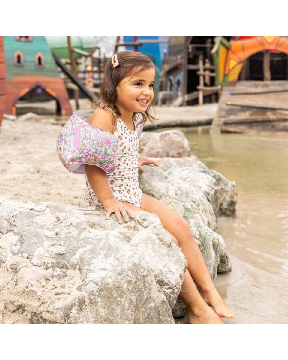 Swim Essentials Pink Blossom Inflatable Swimming Armbands 2-6 years