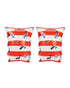 Swim Essentials Red-White Whale Inflatable Swimming Armbands 2-6 years