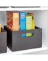 The Home Edit Wood All Purpose Bin 10 x 10 x 6 inch Black