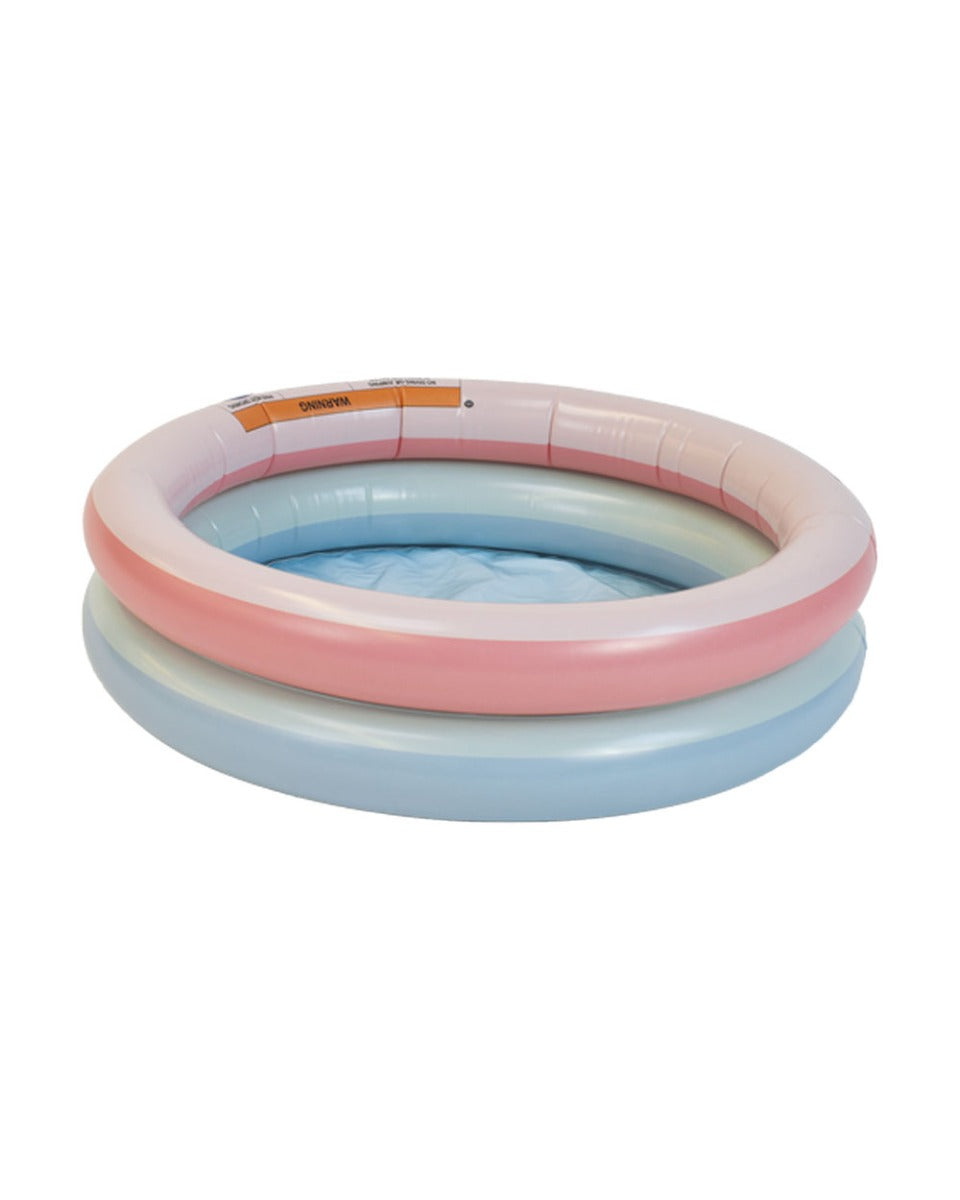 Swim Essentials Rainbow printed Baby Pool 60cm 2 Rings