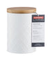 Typhoon Embossed Sugar Storage White