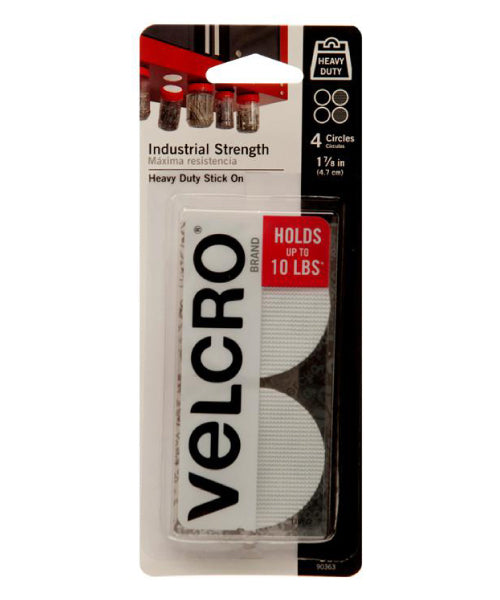 Velcro Coin 1-7/8 Inches White