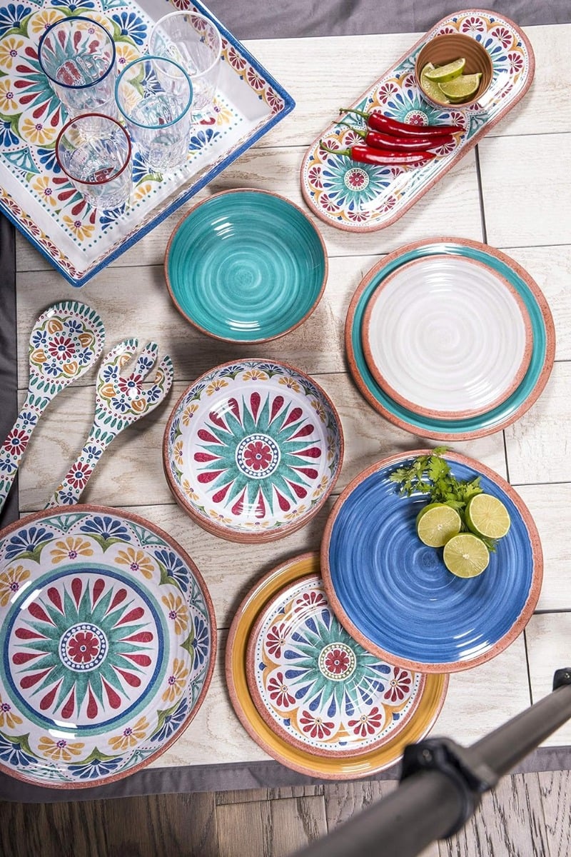 Tarhong Rio Medallion Round Platter 14 Inch