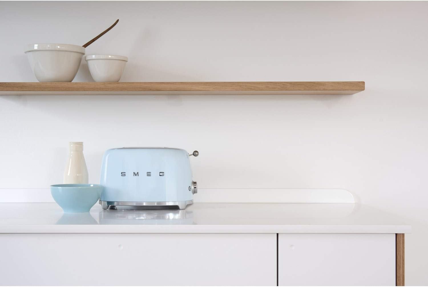 Smeg 2 Slice Toaster Pastel Blue