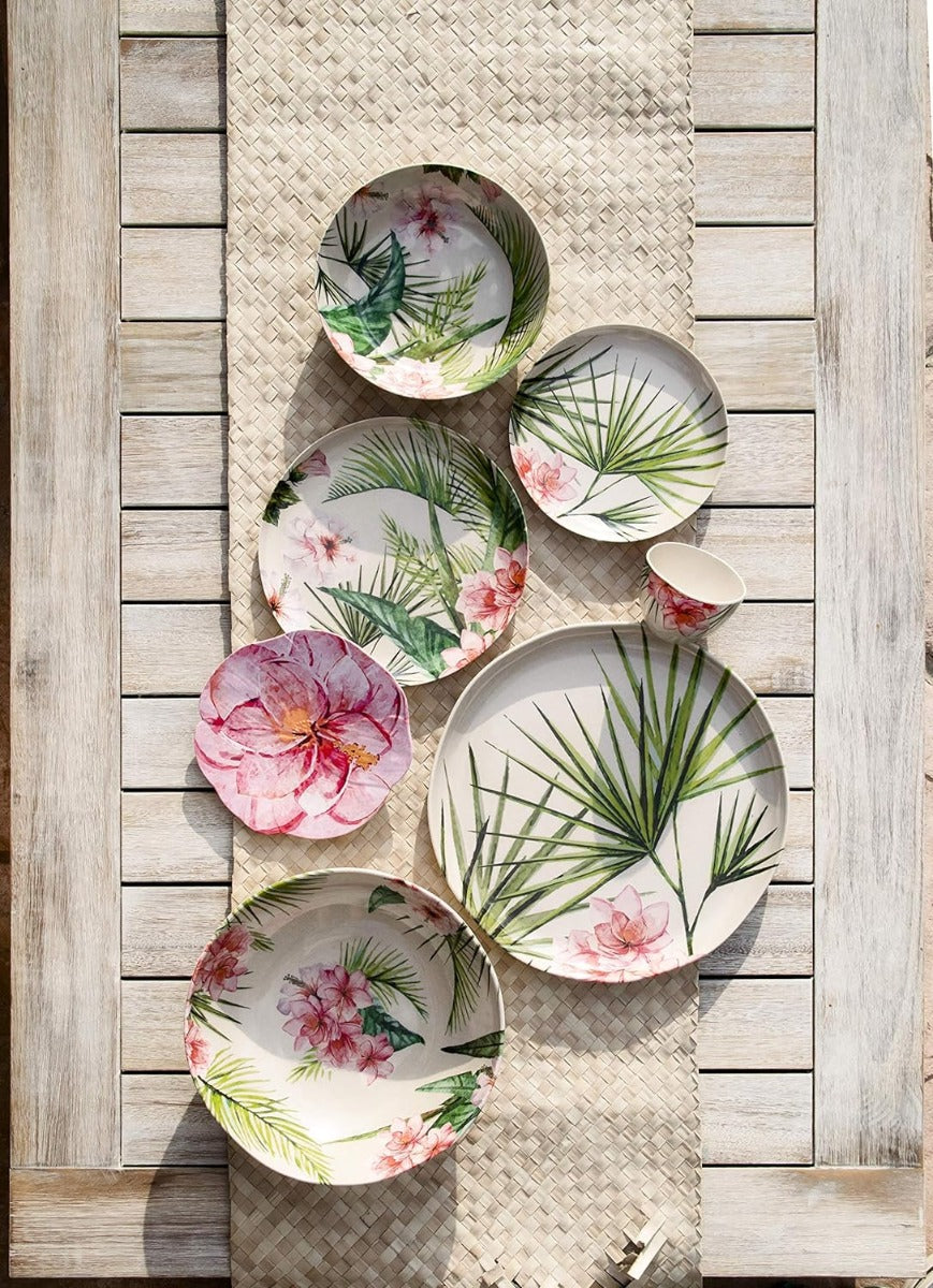 Tarhong Palermo Tropical Bamboo Dip Bowl 4.2 Inch