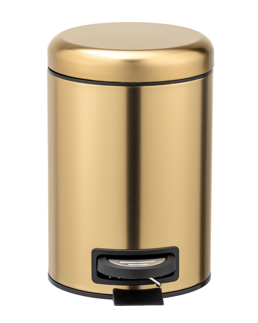 Wenko Pedal Bin Mod. Leman Stainless Steel Gold Matte 3 Litres