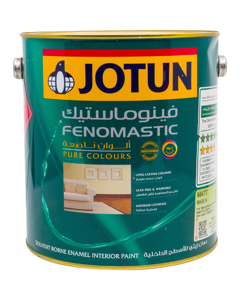 Fenomastic Pure Colors Enamel Matt 3.6L A