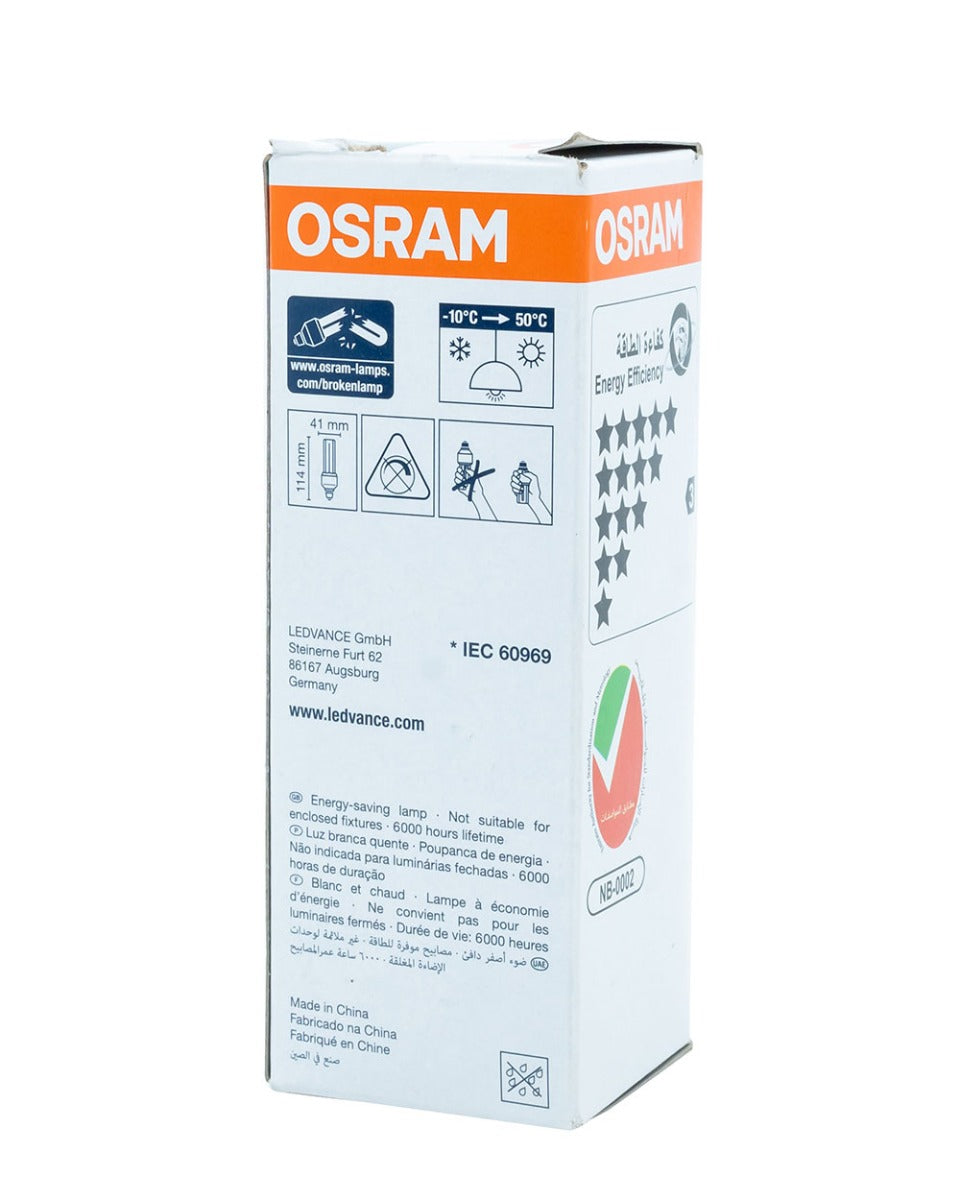 Osram Energy Saving Light 8W Warm White