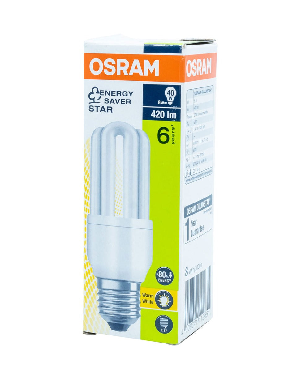 Osram Energy Saving Light 8W Warm White