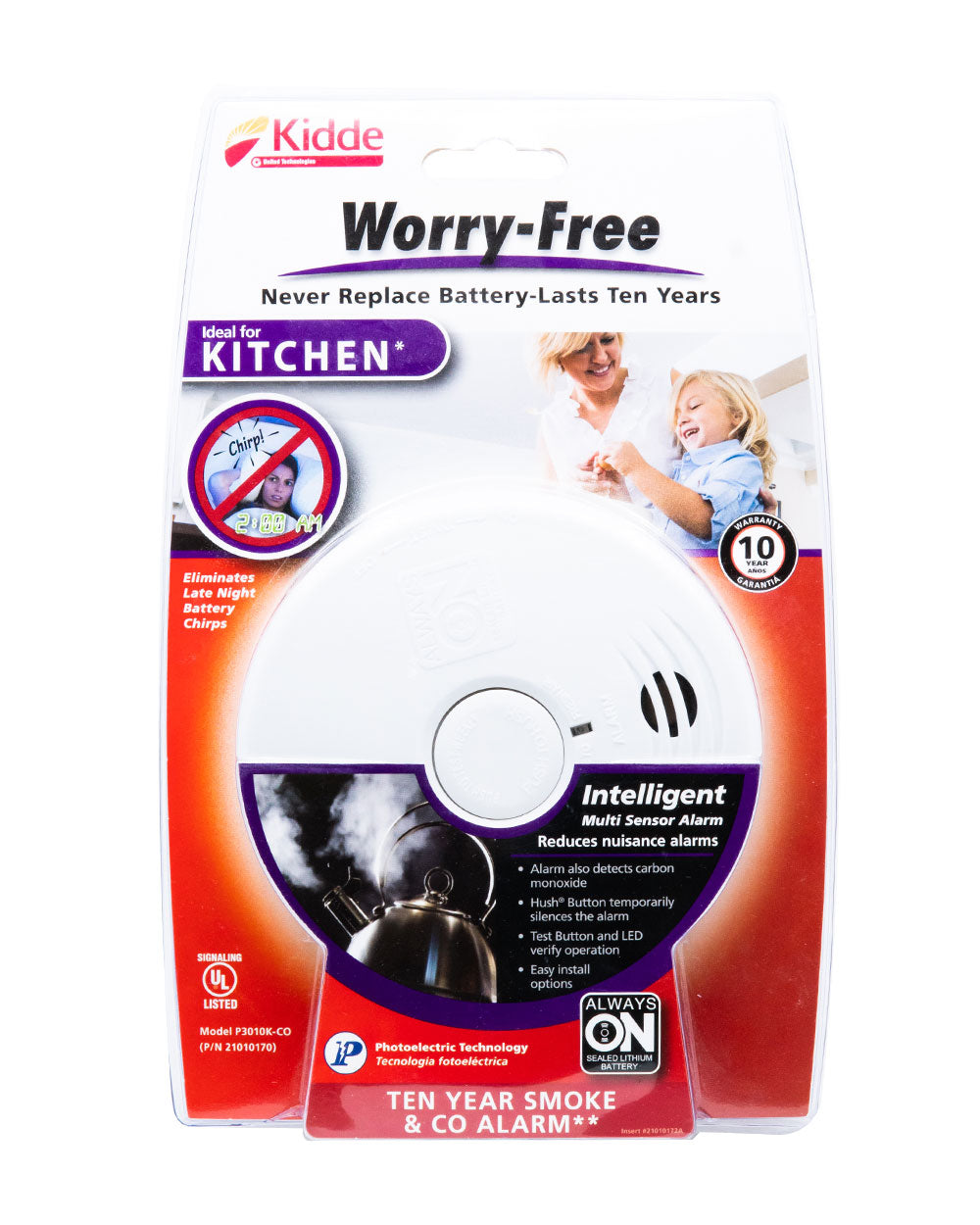 Kidde 10YR Kitchen Combo Alarm