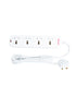 Oshtraco 4 Ways 13 AMP External Socket W/O switch W/ 2m wire