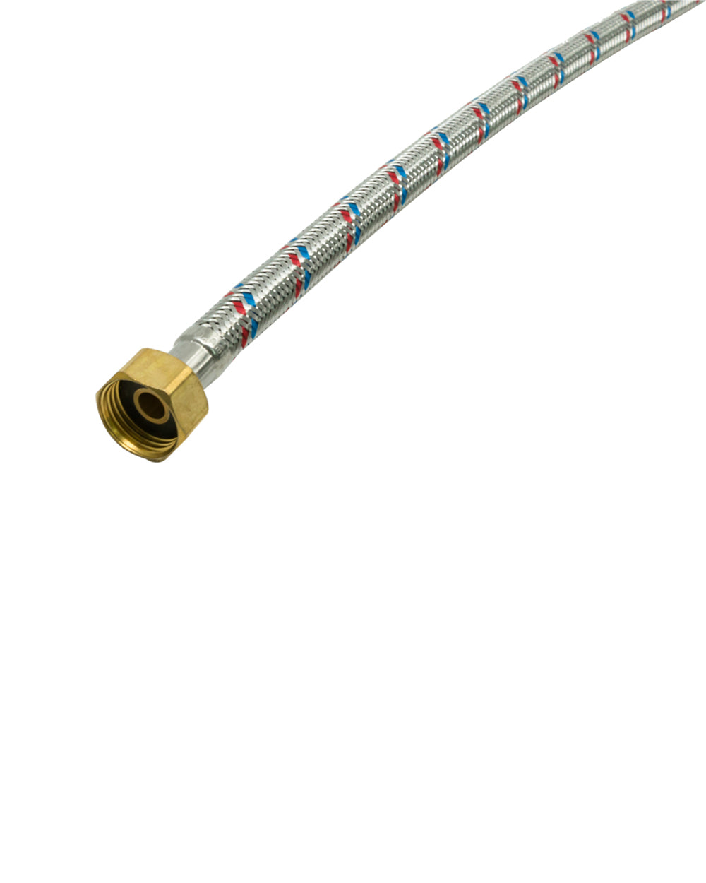 Homesmiths Stainless Steel Flexible Hose 45cm x 0.5 x 0.5 inch