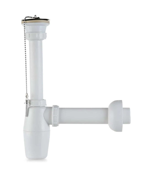 Bold Techno Basin Drain 1 1/2 Inches, White