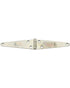 National Pack of 2 pieces 5" Zinc Strap Hinge