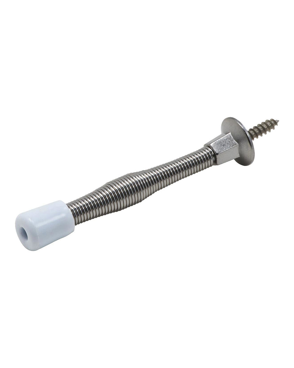 National 3 Inches Satin Chrome Spring Door Stop