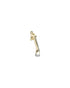 National 4 Inches Brass Kick Down Door Stop