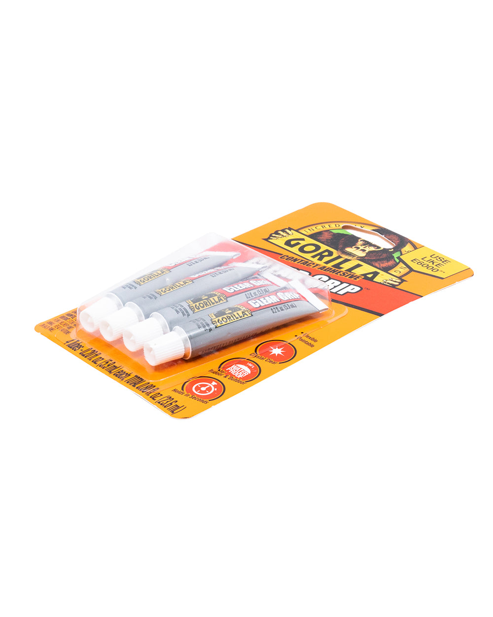 Gorilla Clear Grip 4 Piece Pack 0.2Oz Tubes
