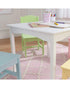 Homesmiths Kid's 1 Wooden Table & 4 Pinewood Chairs Set, Pastel Colors