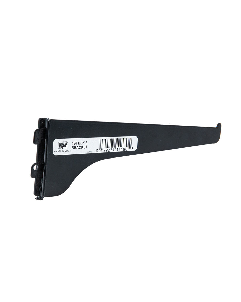 Knape & Vogt 8" Black Shelf Bracket
