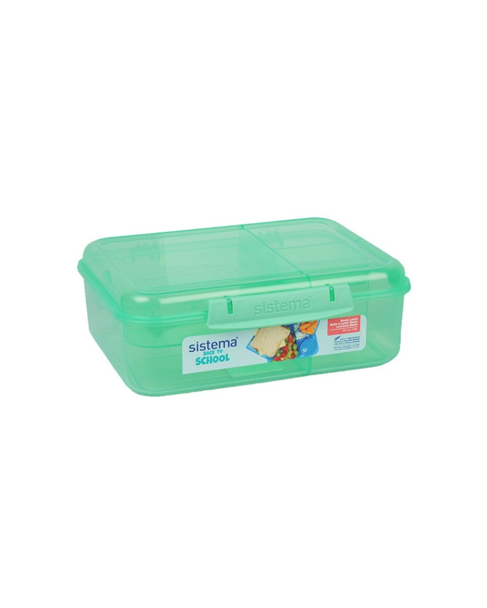 Sistema 1.65 Litre Bento Lunch Box Green