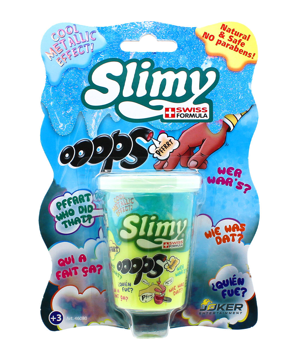 Slimy Mini Oops Metallic 80g Assorted 1 Piece