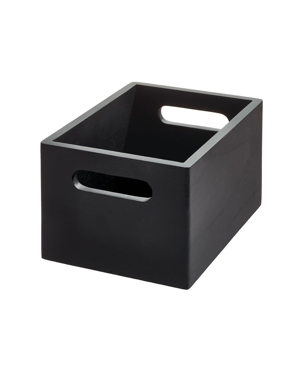 The Home Edit Narrow All Purpose Bin 10 x 7.5 x 6 inch Matte Black