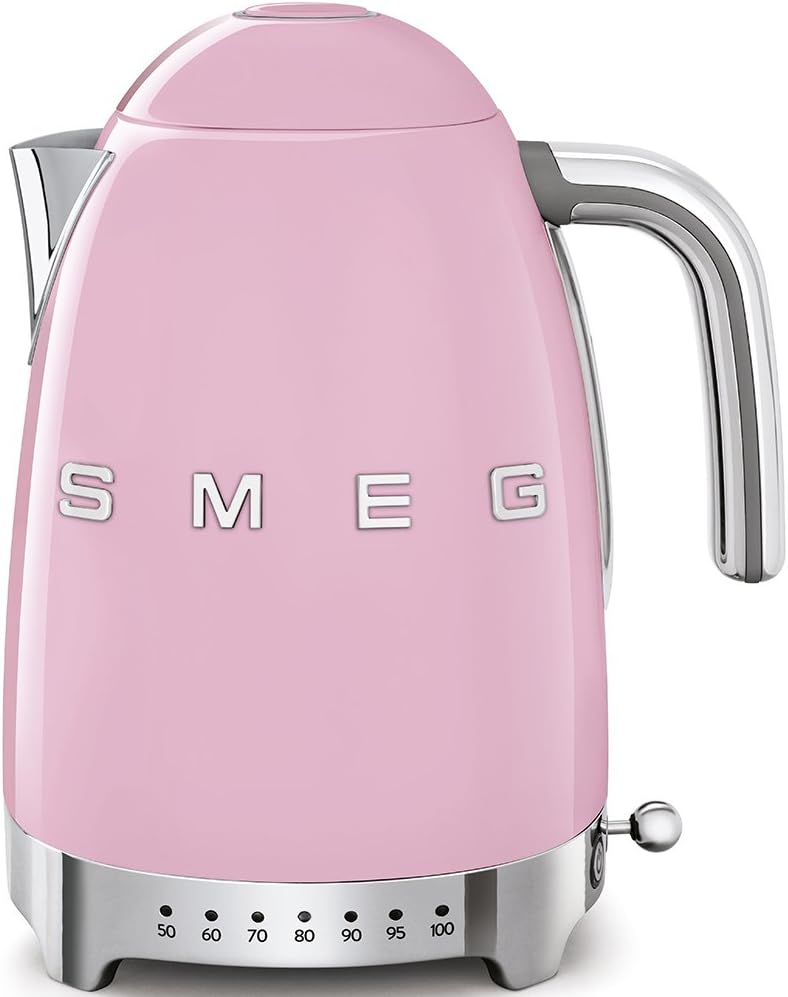 Smeg Variable Temperature Kettle Pink