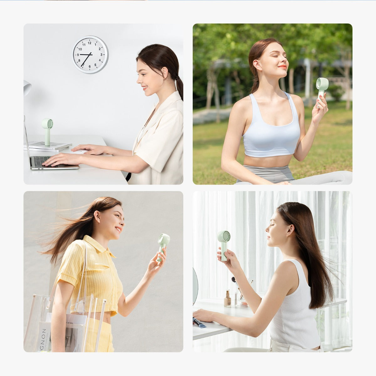 Jisulife Handheld Fan Life5 Green