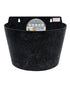 Novelty 9.5" Black Napa Planter