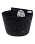 Novelty 9.5" Black Napa Planter