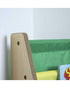 Homesmiths 5 Shelf Book Rack Wood Melamine (Beige) With 5 Multicolor Fabric, D30cm x W65cm x H65cm