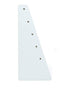 Homesmiths 5 Shelf Book Rack Wood Melamine (White) With 5 Pastel Color Fabric, D30cm x W65cm x H65cm