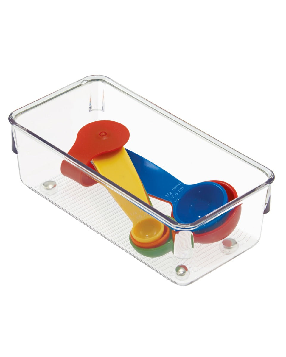 Interdesign Linus Drawer Organizer Clear 8.13 x 16.26 x 5.08 cm