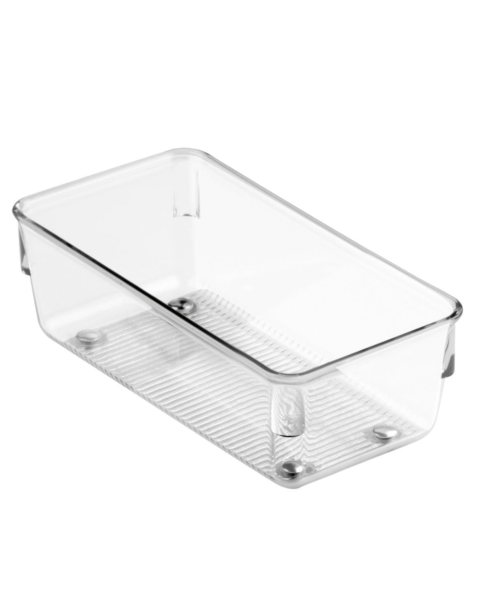 Interdesign Linus Drawer Organizer Clear 8.13 x 16.26 x 5.08 cm