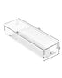 Interdesign Linus Drawer Organizer 3 x 9 x 2 inchClear