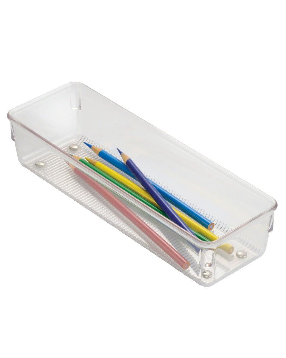 Interdesign Linus Drawer Organizer 3 x 9 x 2 inchClear