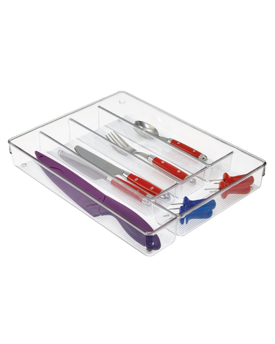 Interdesign Linus Cutlery Tray 10.7 x 13.7 x 2 inch