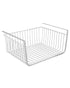 Interdesign York Lyra Under Shelf Basket 10 x 12.5 x 5.7 inch Silver