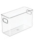 Interdesign Linus Bath Medium Binz 10 x 3.9 x 6.09 inch Clear
