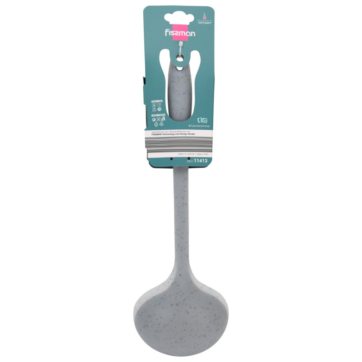 Fissman Ladle Mauris Grey 32 cm 130ML Silicone
