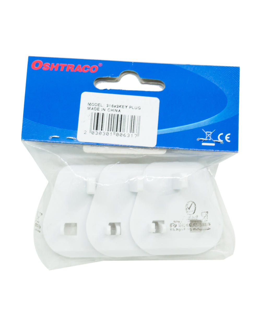 Oshtraco 3 Piece Pack Key Conversion Plug