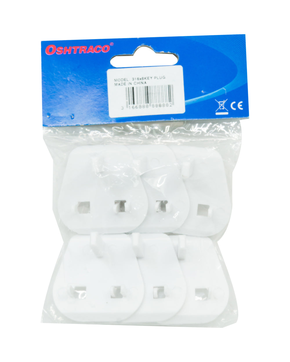 Oshtraco 6 Piece Pack Key Conversion Plug
