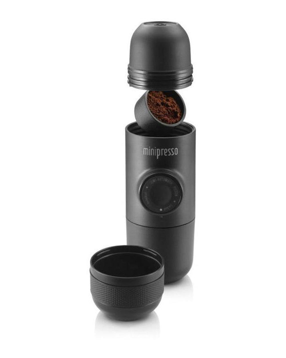 Wacaco Minipresso Ground Ground Coffee Black