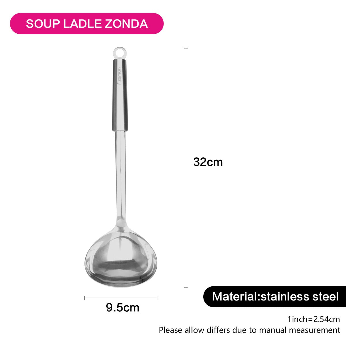 Fissman Soup Ladle Zonda Stainless Steel