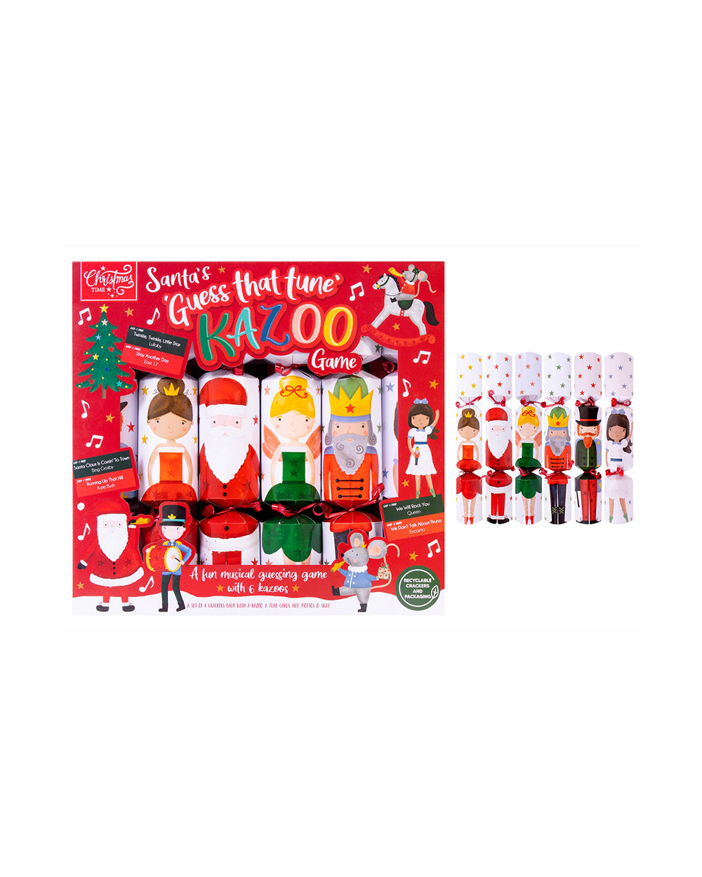 RSW 6 Kazoo Santa 12 inch Crackers