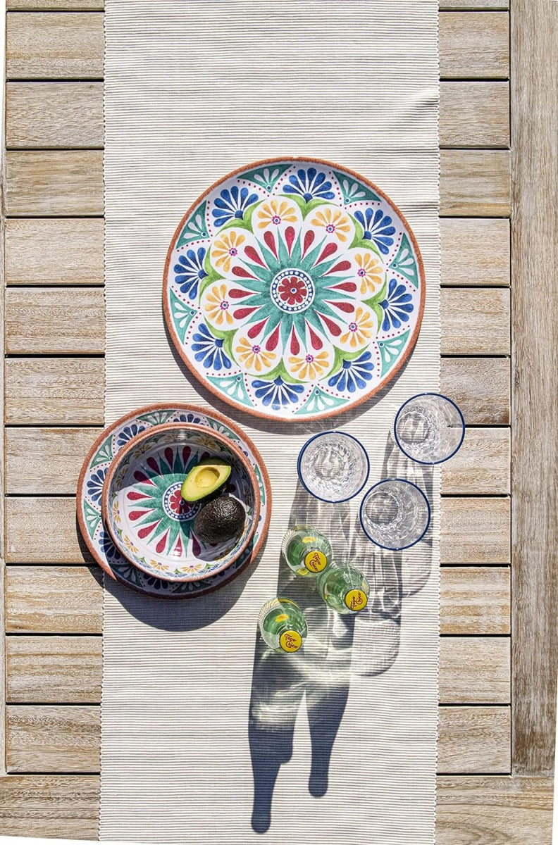 Tarhong Rio Medallion Round Platter 14 Inch