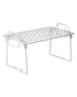 Whitmor Grid Stacking Shelf Small White